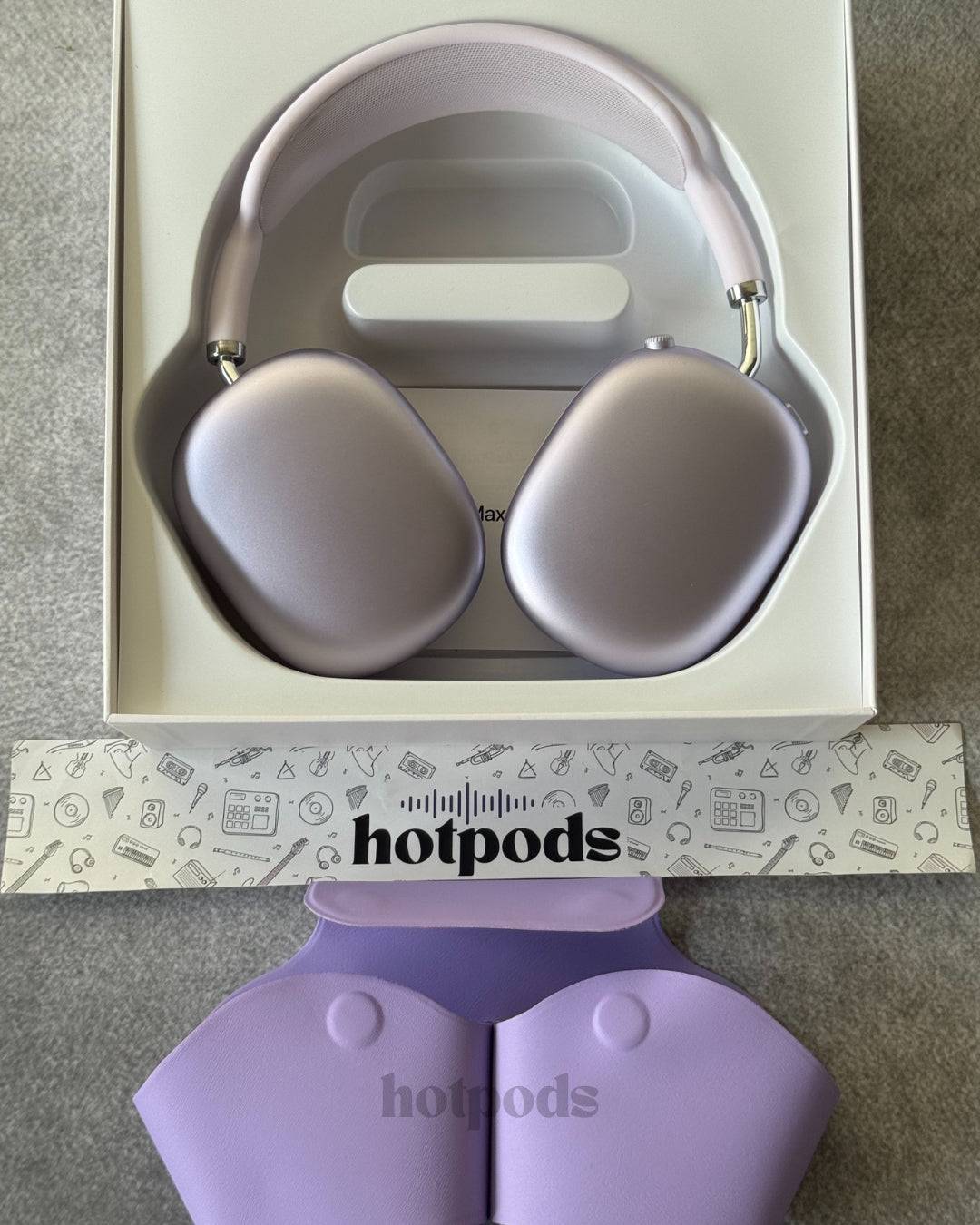 Hotpods Max (Noise Control + Popup Sensor) Purple