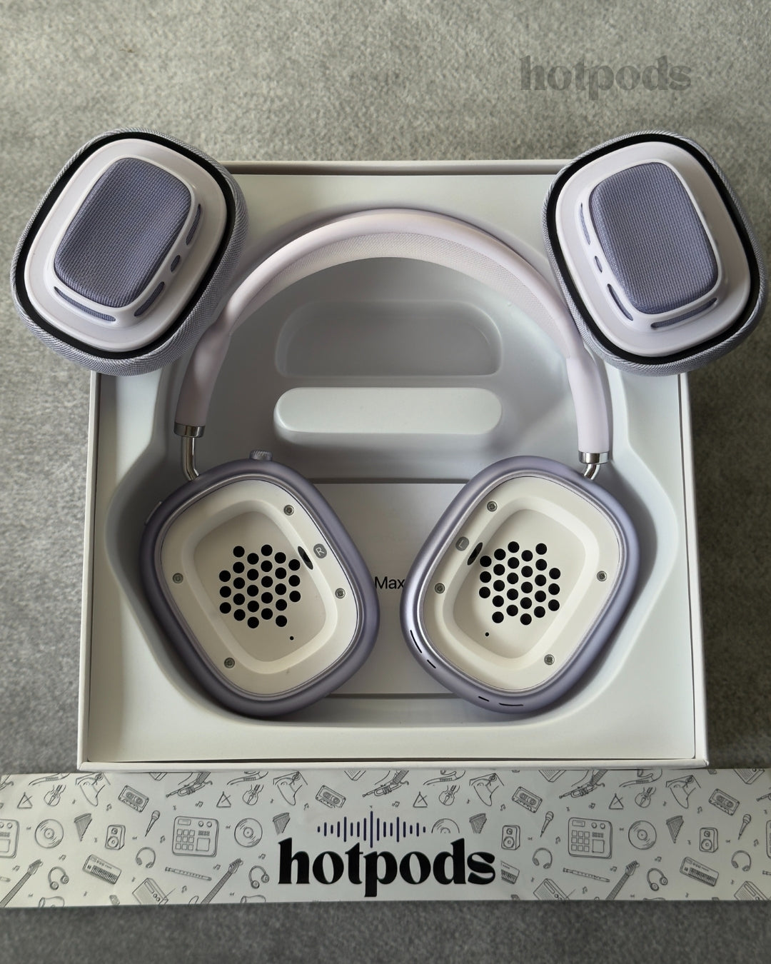 Hotpods Max (Noise Control + Popup Sensor) Purple