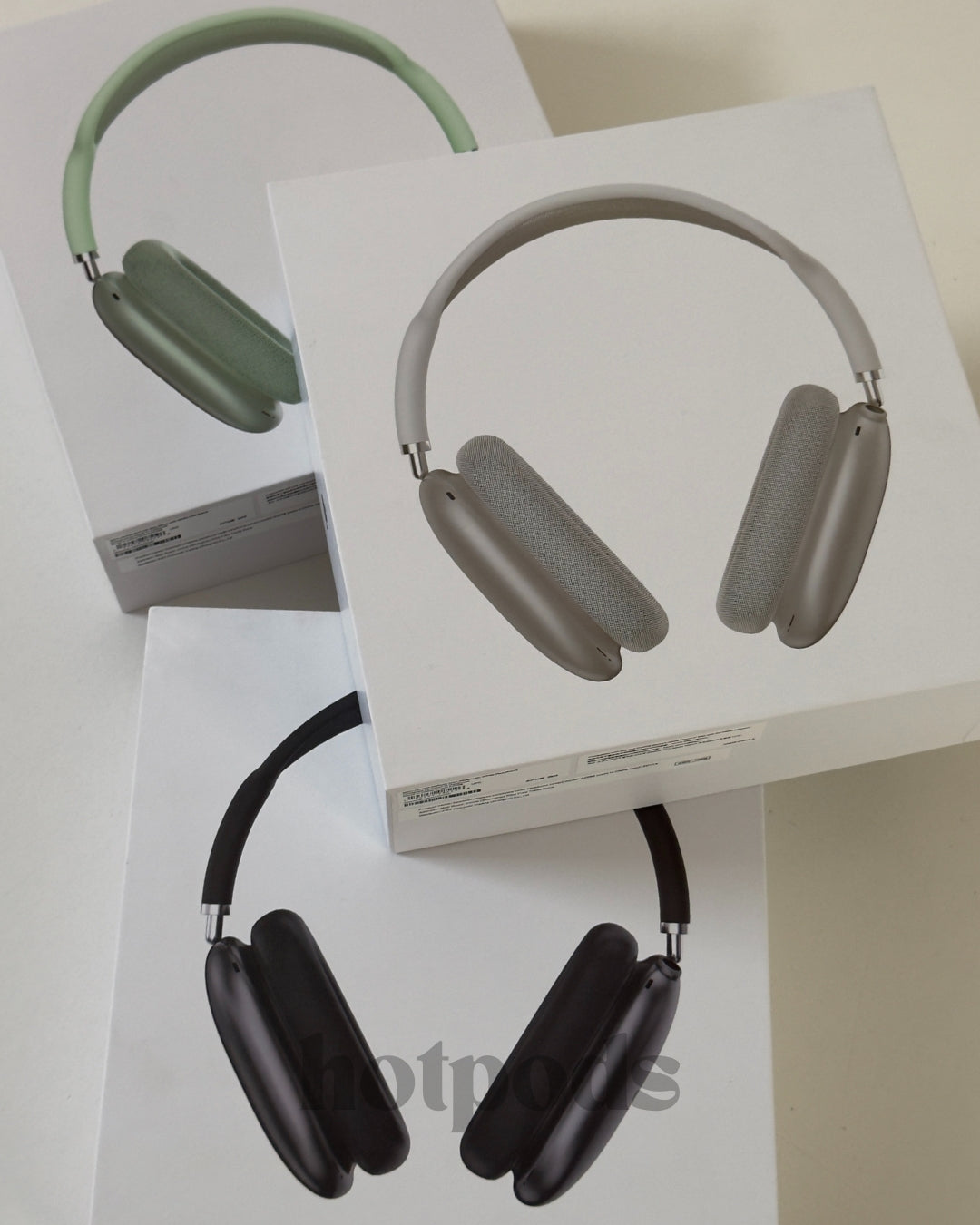 Hotpods Max (Noise Control + Popup Sensor) Silver