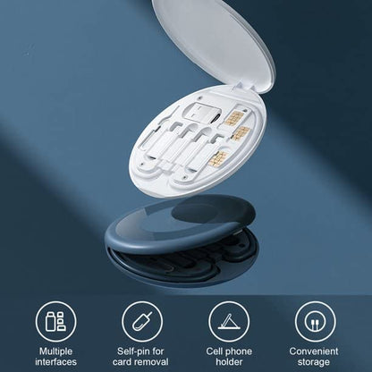 Data Cable Set Storage Box - Mobile Phone Holder