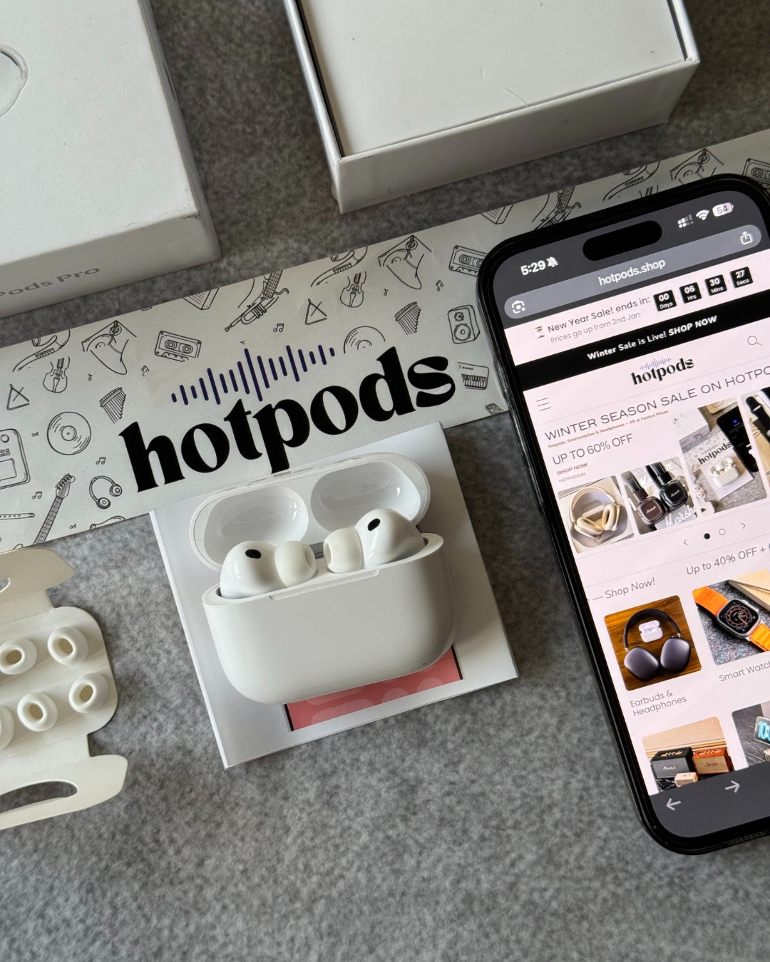 Hotpods Pro 3rd Gen (ANC + GPS Edition)
