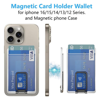 Magnetic Card Wallet Holder with MagSafe