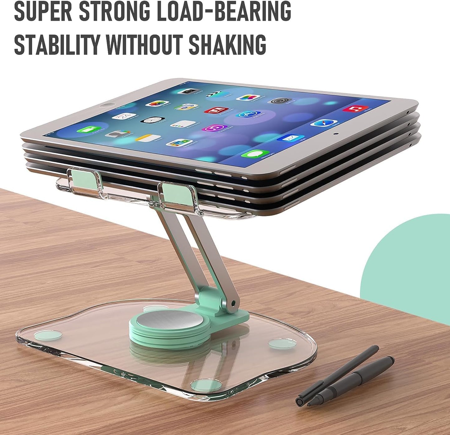 Mobile & iPad Stand with 360° Rotation