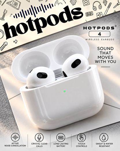 Hotpods 4 (ANC + GPS Edition)