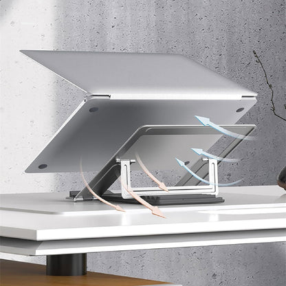 Slim Aluminum Alloy & Metal Foldable Laptop & Tablet Stand