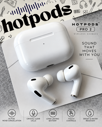 Hotpods Pro 2nd Gen (ANC + GPS Edition)