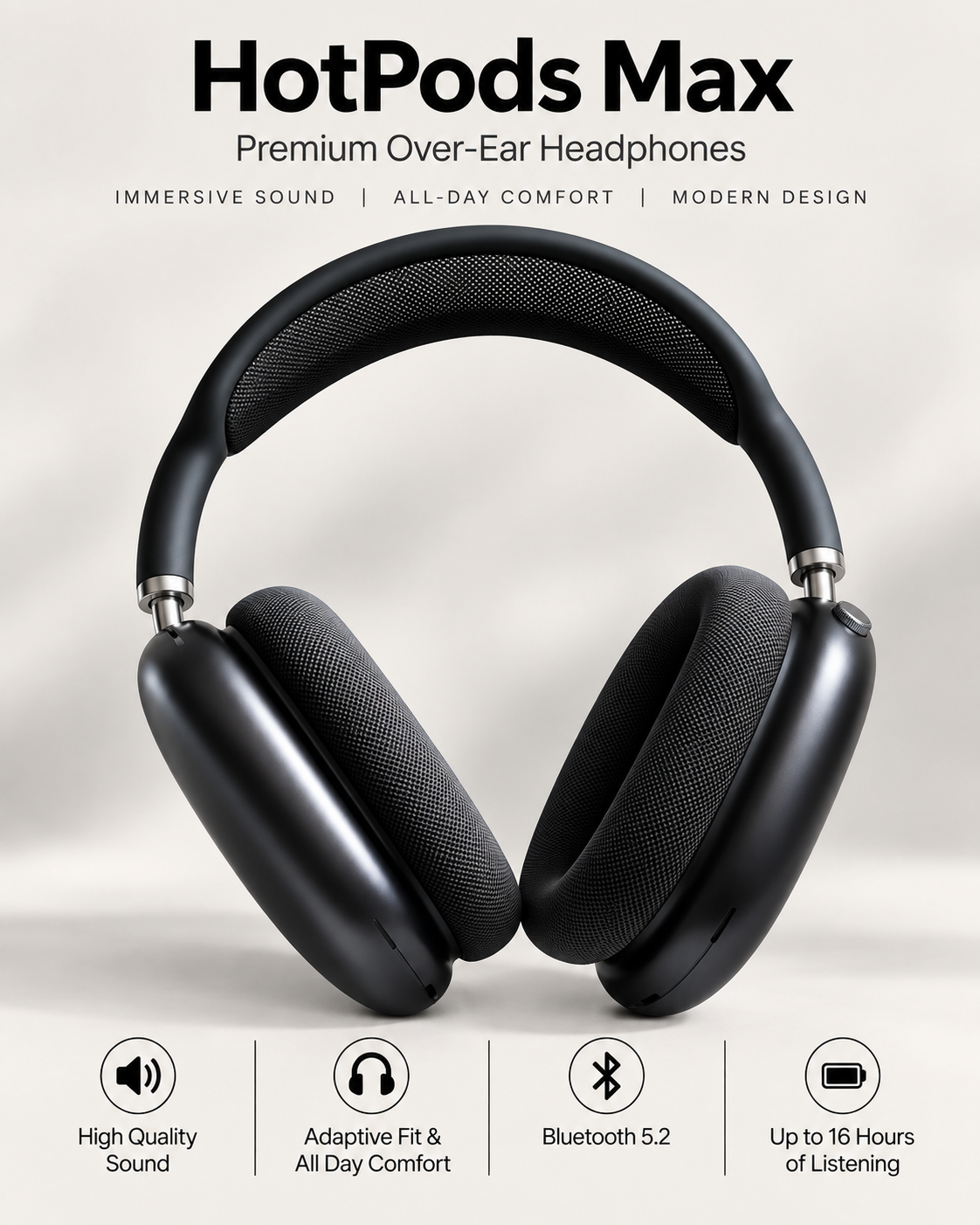 Hotpods Max & Pro 3 Combo - Orange (Noise Control + Popup Sensor)