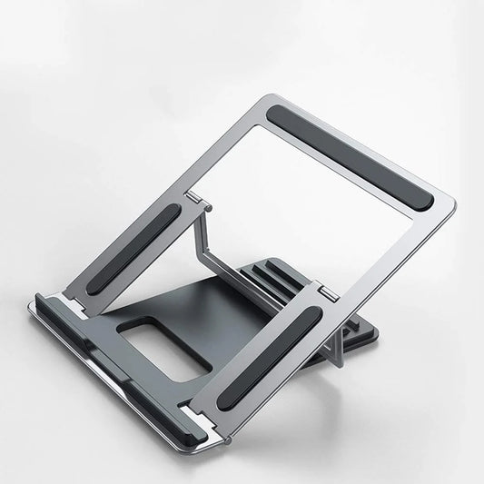 Slim Aluminum Alloy & Metal Foldable Laptop & Tablet Stand